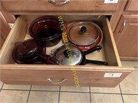 Drawer Contents - Pots, Pans & Baking Dishes