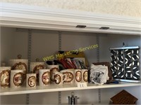 Shelf Contents - Canister Set, Kitchen Items