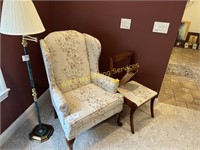 Broyhill Arm Chair & Wood Chair