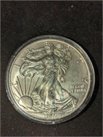 2013 Liberty Silver Eagle Dollar AU