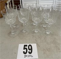 Set of 8 tea glasses