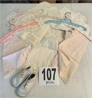 Vintage Baby Clothes, Shoes, and Hangers