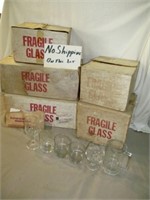 28pc Vintage Kingsford Glass Set - NOS