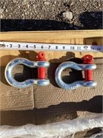 Two New 7/8 Inch D Clevis