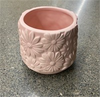 Pink Floral Planter New