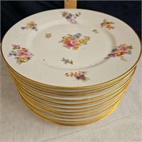 set of 12 limoge plates