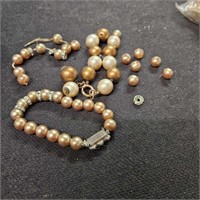 bag of vintage beads