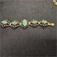 vintage bracelet with green