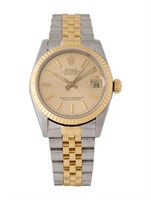 Rolex Datejust 18k Two Tone Watch Automatic 29mm