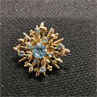 blue lapel pin
