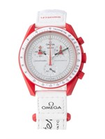Omega Bioceramic Moonswatch Watch Quartz 42mm