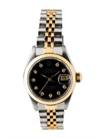 Rolex Datejust 18k Two Tone Fluted Bezel Auto 26mm