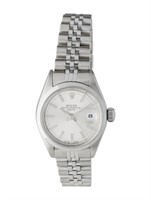 Rolex Date Smooth Bezel Automatic Watch 26mm