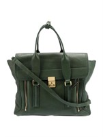 3.1 Phillip Lim Green Leather Handle Bag