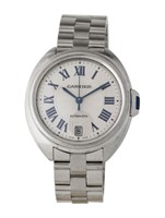 Cartier Cle De Cartier 35mm Silver Dial Watch