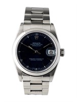 Rolex Datejust Blue Dial Automatic Watch 31mm