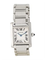 Cartier Tank Francaise Silver Dial Watch