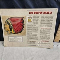 1948 Boston braves baseball patch