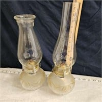 2 coil oil lamps