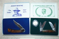 2 - Knives    ( John Wayne & JFK)
