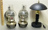 Mid-Century Sconces & Lamp See Photos for Details