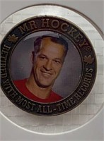MR Hockey Gordie Howe NHL legends coin