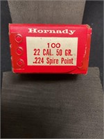 Hornady .224spire point 50 gr 100 rnds