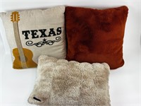 Magaschoni Faux Fur Decorative Feather Pillows