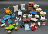 Lot of Vintage 1980's Doll House Furniture