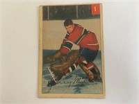 1954-55 Gerry MacNeil Parkhurst Hockey Card No.1