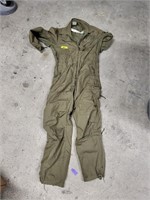 Vintage small army jump/flight suit