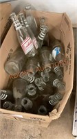 Vintage box lot reicherts soda bottles