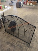 Fireplace screen and  ash bucket
