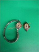 Vintage wyler 10k R.G.P watch and gruen 10k R.PG