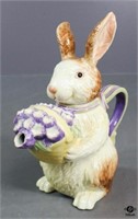 Longaberger Ceramic "Bunny" Teapot / NIB