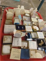 Vintage Avon jewelry tray lot