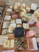 Vintage avon jewelry tray lot