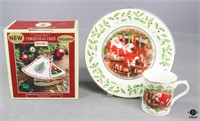 Spode & Lenox Christmas Dishes / 3 pc