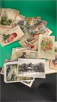 Vintage, postcards, lesson picture cards