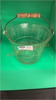 Vintage glass, ice bucket