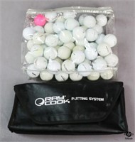 Ray Cook Putting System & Assorted Golf Balls