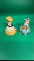 Vintage, ceramic lady figures ( 1956 napco and