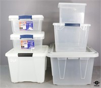 Rubbermaid, Hefty, Project Source Totes / 8 Pc