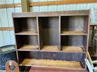 Vintage wooden shelf