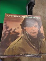 Vintage vinyl record lot (John cougar, Grand