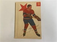 1954-55 Kenny Mosdell Parkhurst Hockey Card No.12