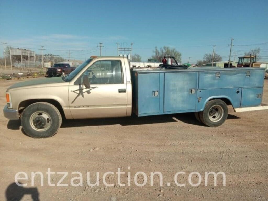 1991 GMC 3500 PICKUP, 5.7L V8, AUTO, 2WD, DUALLY