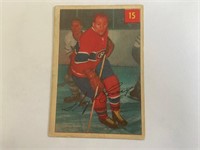 1954-55 Floyd Curry Parkhurst Hockey Card No.15