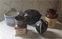 Pottery, crocks