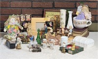 Picture frames, figurines, music boxes